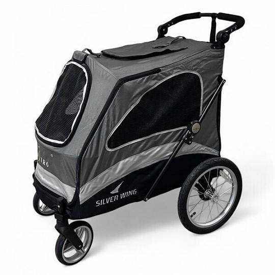 Petstro carrello fino a 55 kg senza tavolino toelettatura, grigio/nero + tappetino in omaggio