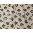 Copertura per trasportino COOL PET Plus beige con impronte marroni