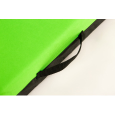 Materasso VISCO con rivestimento rimovibile Oxford Tessuti verde neon