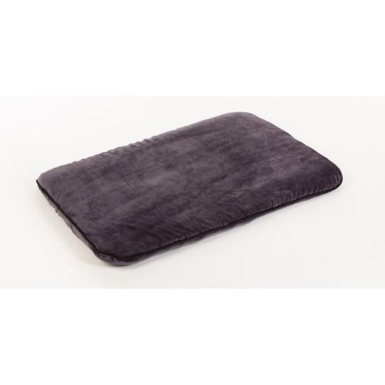 Cuscino in pile grigio 120*85cm