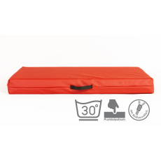 Cuccia ortopedica - ecopelle rossa Cuccia ortopedica - ecopelle rossa