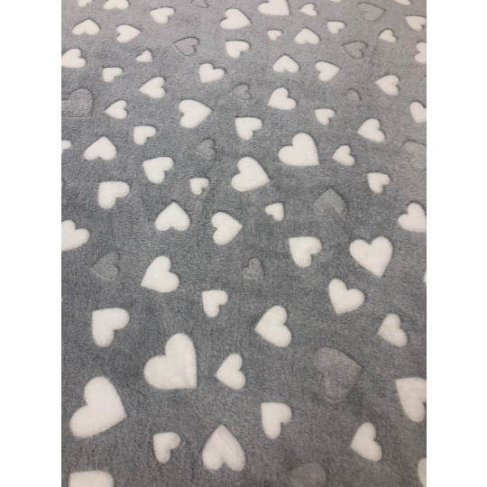 Cuscino in pile 70*50cm Cuori