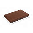 Matrace na míru – Velur, Hnědá 100×67×10 cm (CUST-M-2610-SEGX9Z)