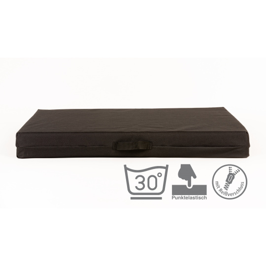 Cuccia ortopedica - materiale nero Oxford