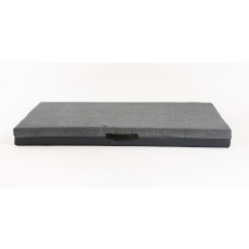 Cuccia - VELLUTO grigio/ ecopelle grigia