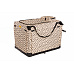 Copertura per trasportino COOL PET Plus beige con impronte marroni