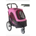 Carrello Petstro, passeggino con tavolo da toelettatura medio, colore rosa/nero incluso tavolo da toelettatura
