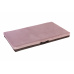 Cuccia - velluto trapuntato rosa antico/pelle ecologica marrone