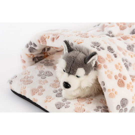 Cuccia - "pantofola" - zampe marrone chiaro e arancione